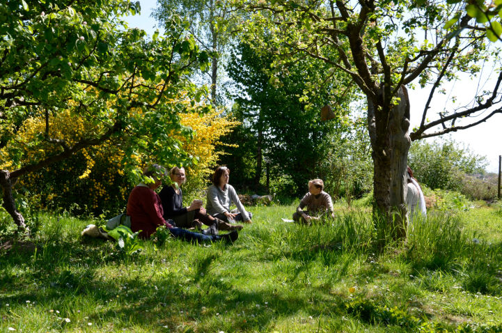 Gruppe in der Natur